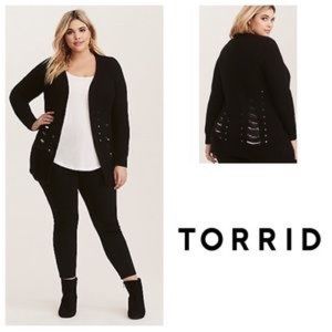 Torrid distressed cardigan
